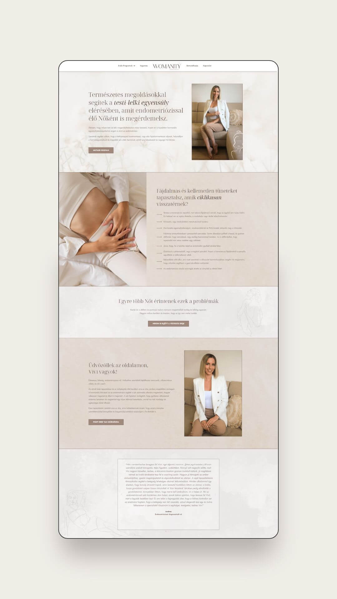 Endometriózis Életmód weboldal