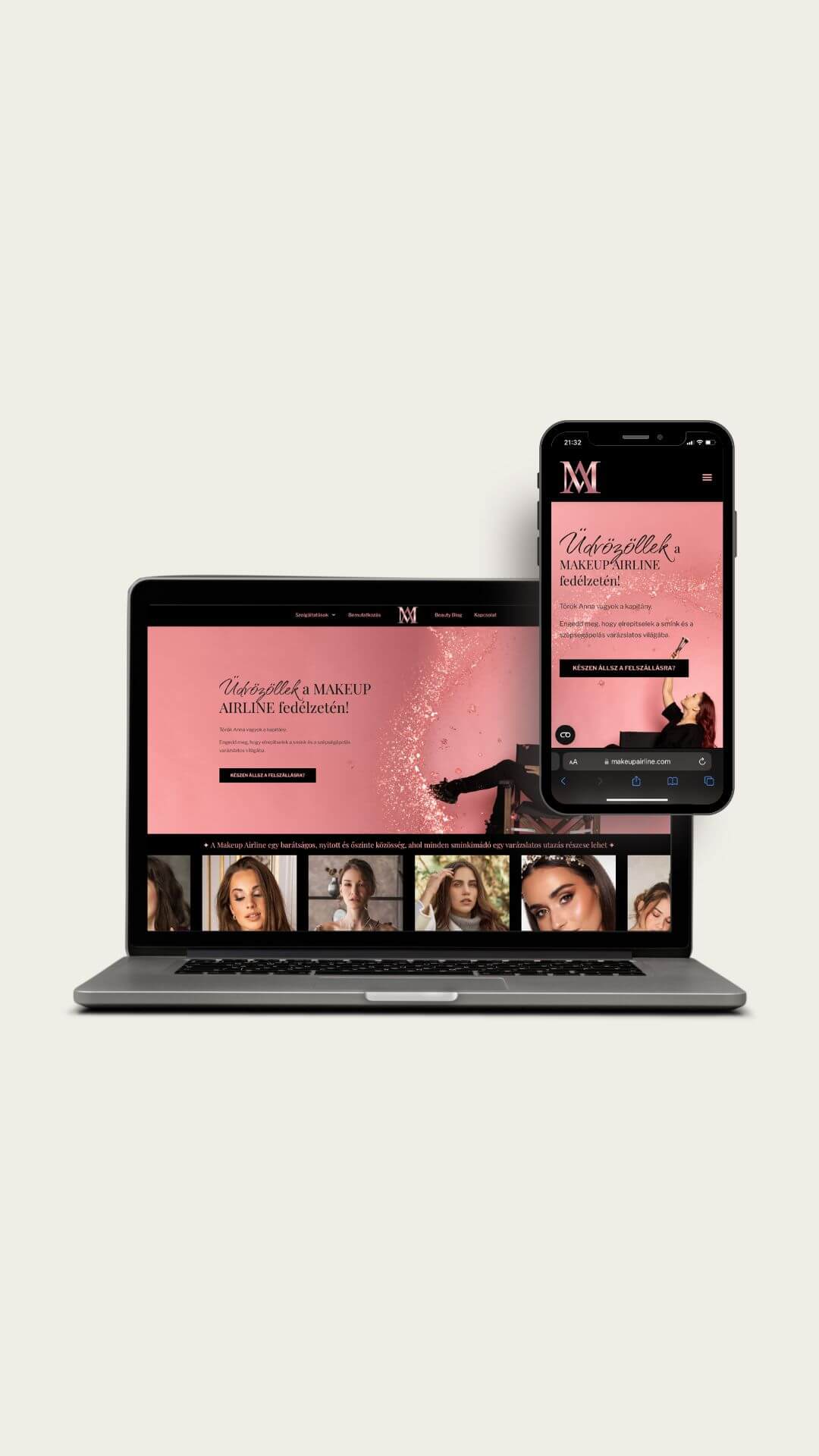 Makeup Airline weboldal